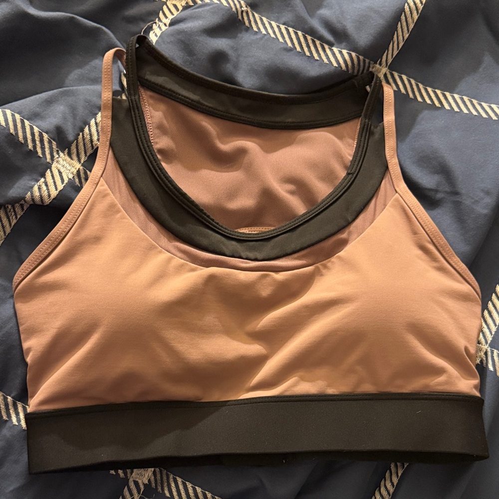 ZYIA Black and Violet Sports Bra
